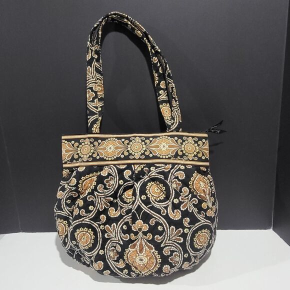 Vera Bradley black, Brown & Tan Bag - Picture 1 of 11